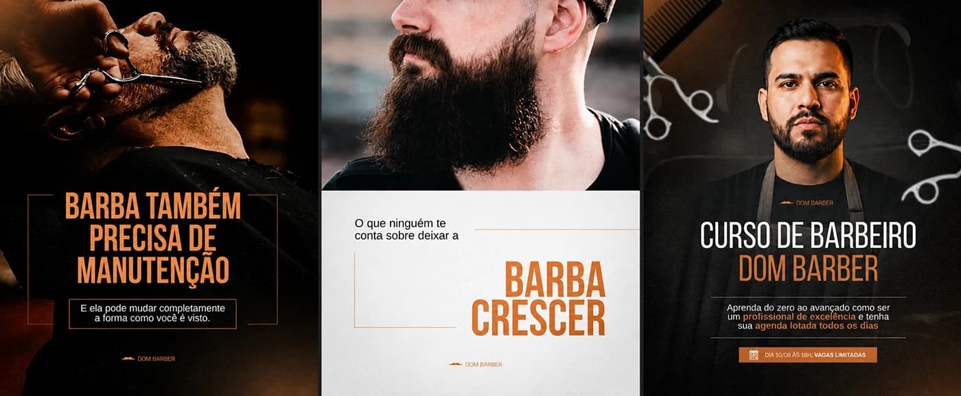 Peça 2 do projeto POST SOCIAL MEDIA - BARBEARIA